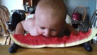 可爱宝宝吃瓜趣事,可爱宝宝吃瓜趣事大盘点